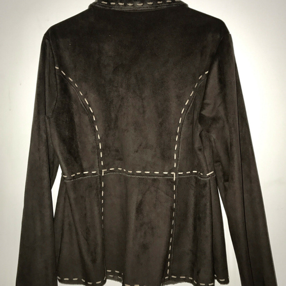 NWT Two Star Dog Machine Wash Chocolate Jacket M - Picture 2 of 6